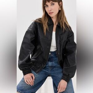 Kenny Woven Bomber Jacket